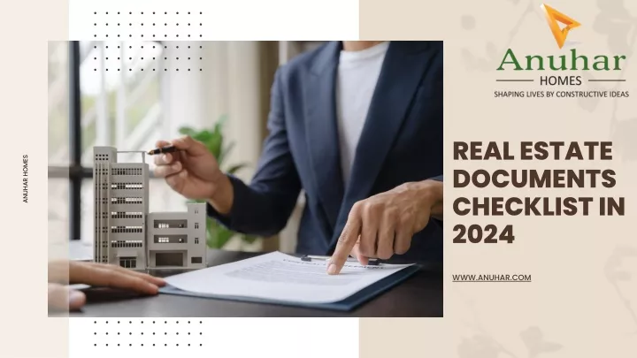 real estate documents checklist in 2024