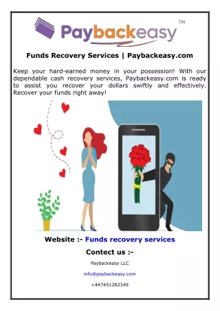 funds recovery services paybackeasy com