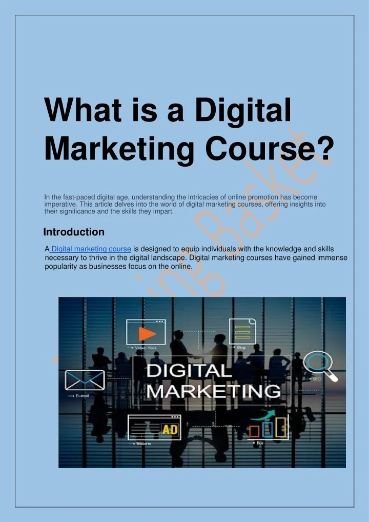 PPT - Digital Marketing Course PowerPoint Presentation, free download ...