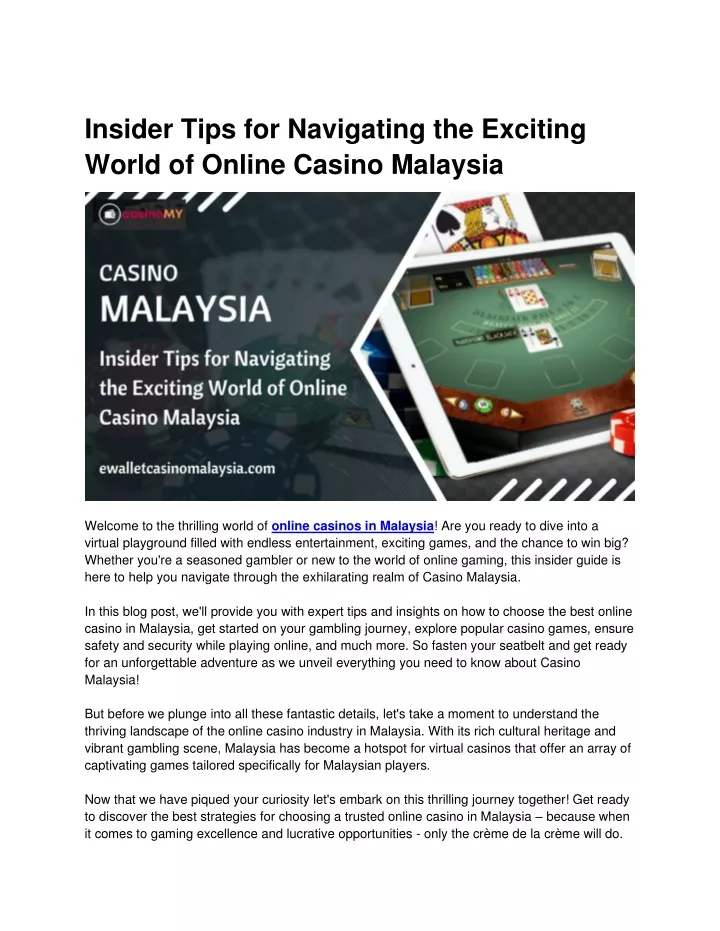 insider tips for navigating the exciting world