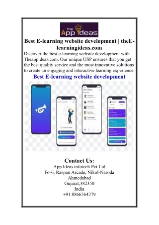 Best E-learning website development theE-learningideas.com