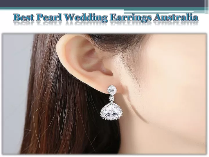 best pearl wedding earrings australia