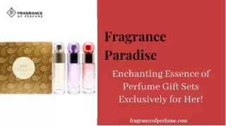 Enchanting Essence of Perfume Gift Sets Exclusively for Her!