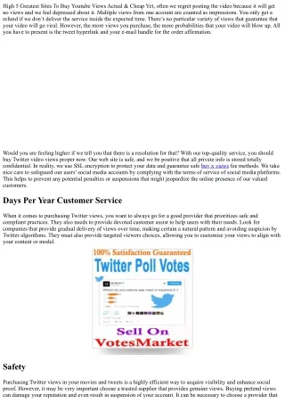 high 5 greatest sites to buy youtube views actual