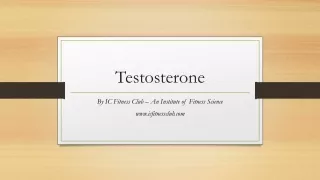 Testosterone - PPT
