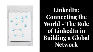 llnkedin connectlng the world the role