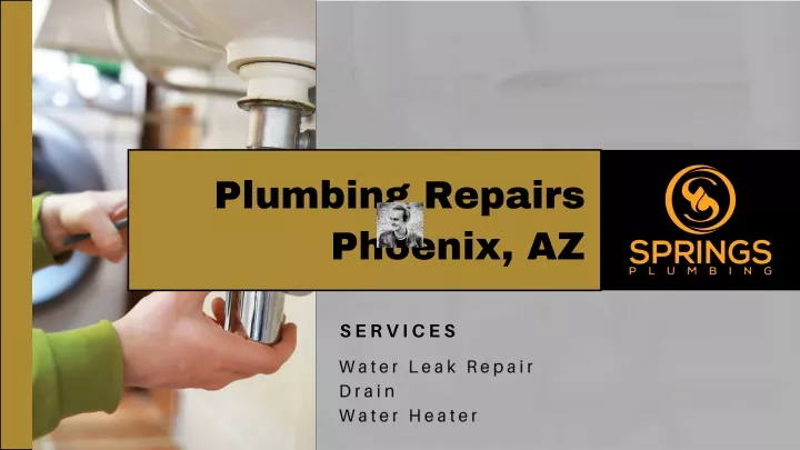 plumbing repairs