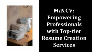 Empowering  Professionals  with Top-tier  Resume Creation  Services