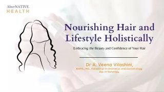 Nourishing Hair and Lifestyle Holistically Webinar