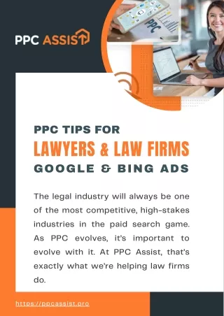 PPC Tips For Lawyers and Law Firms