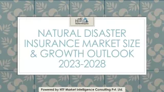 Natural Disaster Insurance Market Size & Growth Outlook 2024-2030