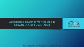 Automobile Bearings Market Size & Growth Outlook 2024-2030