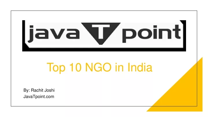 top 10 ngo in india