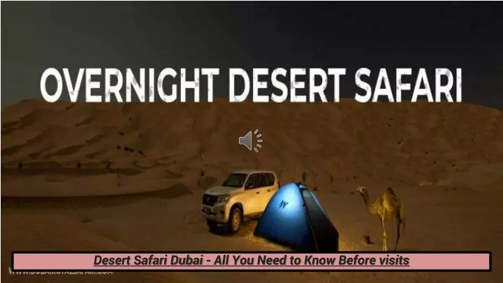 desert safari dubai all you need to know before