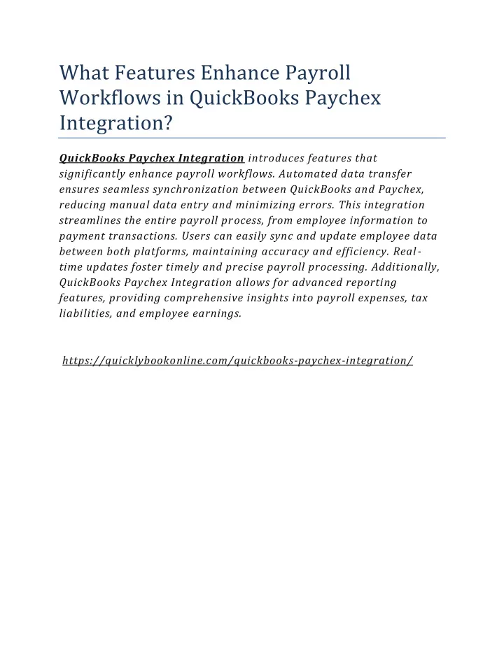 what features enhance payroll workflows
