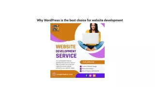 Why WordPress is the best choice for website development