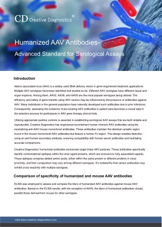 Humanized AAV Antibodies for Serological Assays