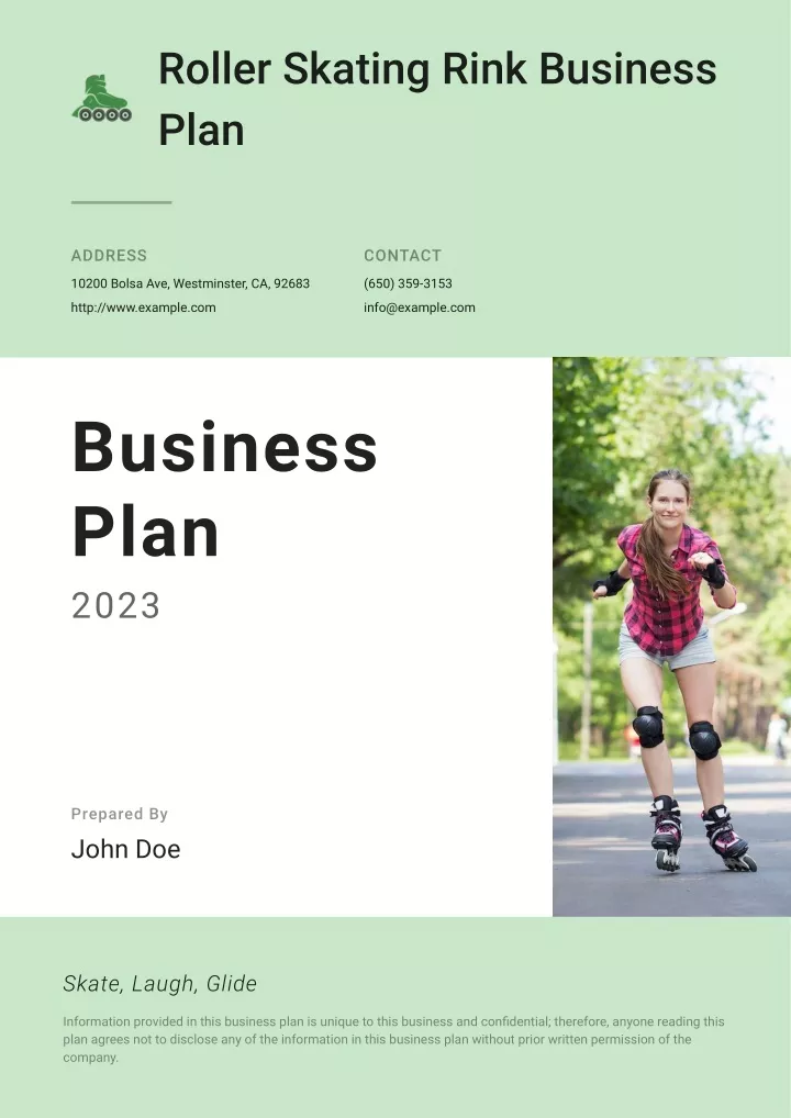 roller skating rink business plan