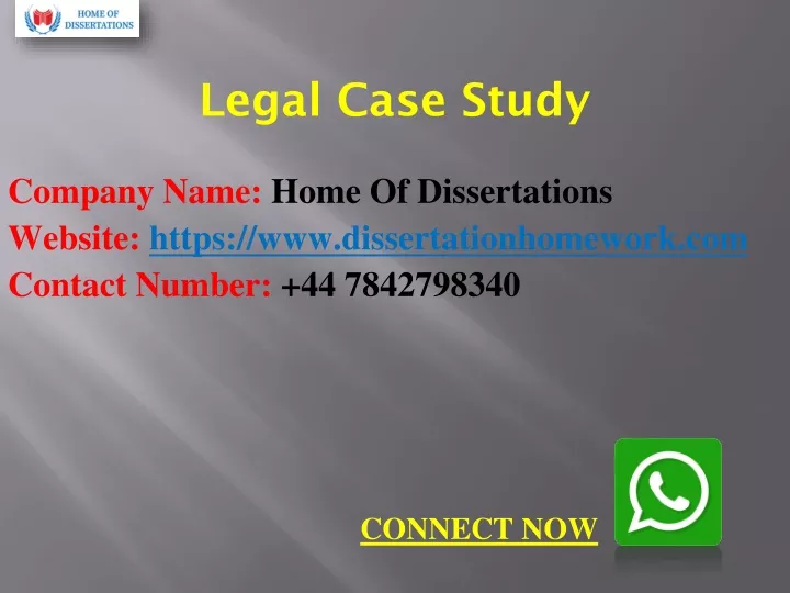 legal case study