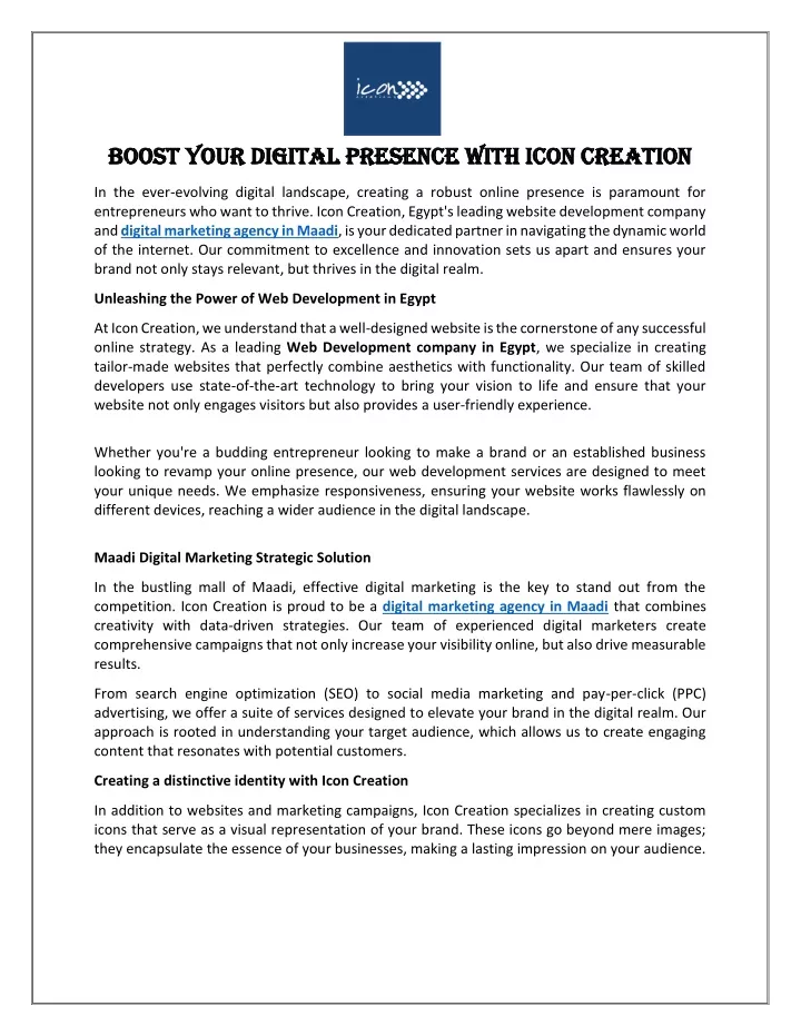 boost your digital presence with icon creation