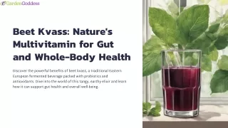 Beet Kvass Natures Multivitamin for Gut and Whole Body Health