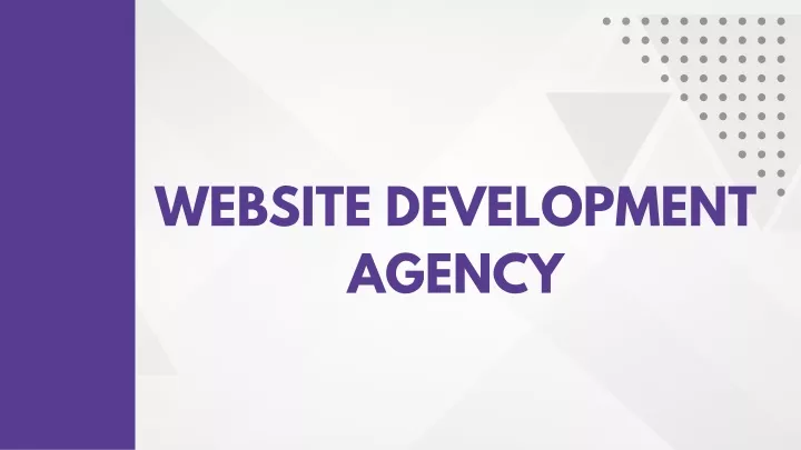 website development agency