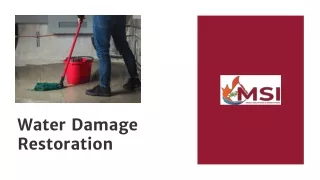 Looking For Water Damage Restoration Services