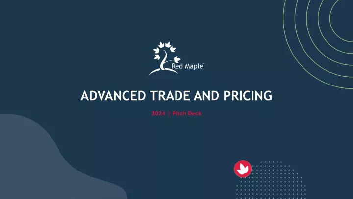advanced trade and pricing