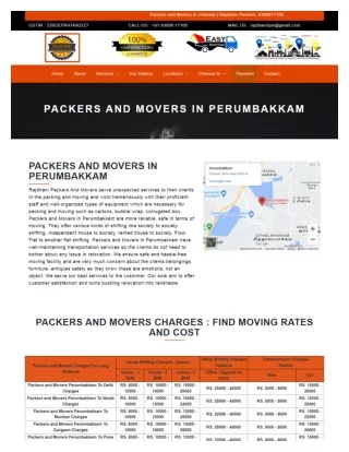 Packers and Movers in Perumbakkam