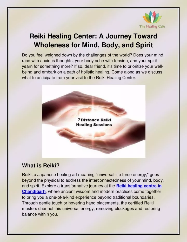 reiki healing center a journey toward wholeness