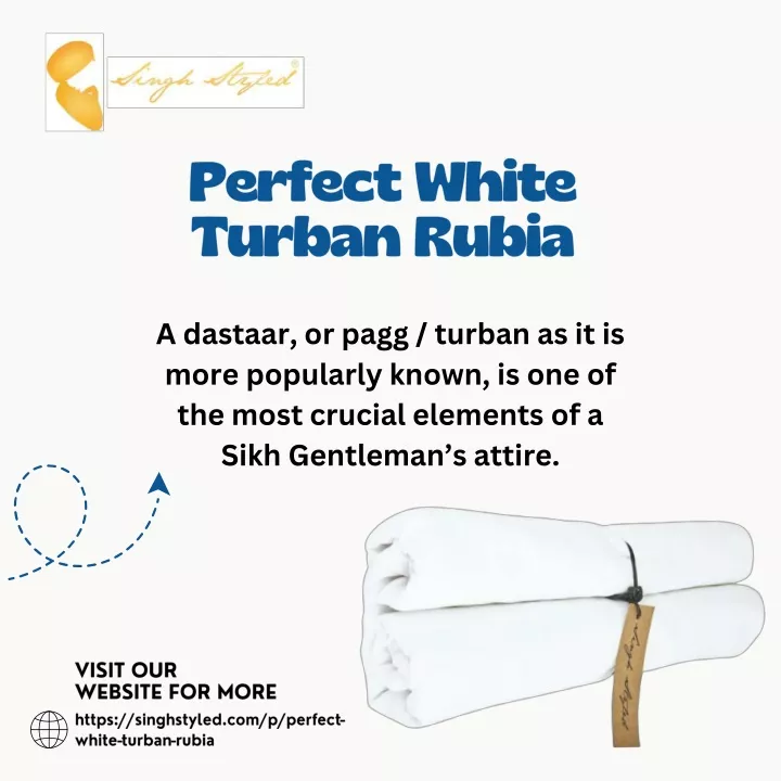 perfect white turban rubia