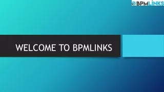 Digital Transformation Services in USA - BPMLinks