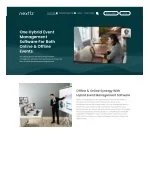 Hybrid event management software - slide 1