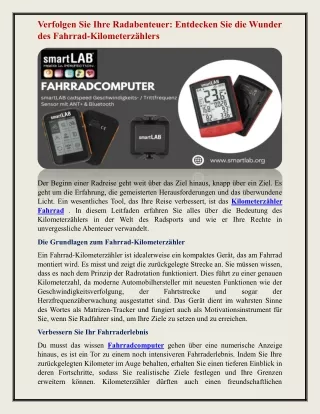 Fahrradcomputer