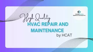 High Quality HVAC Repair and Maintenance Services