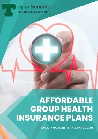 Affordable Group Health Insurance Plans