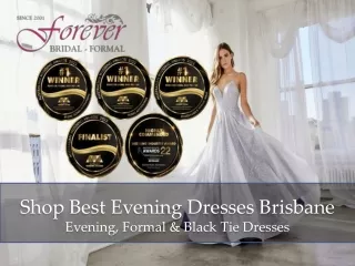 Best Evening Dresses Brisbane - Forever Bridal & Formal