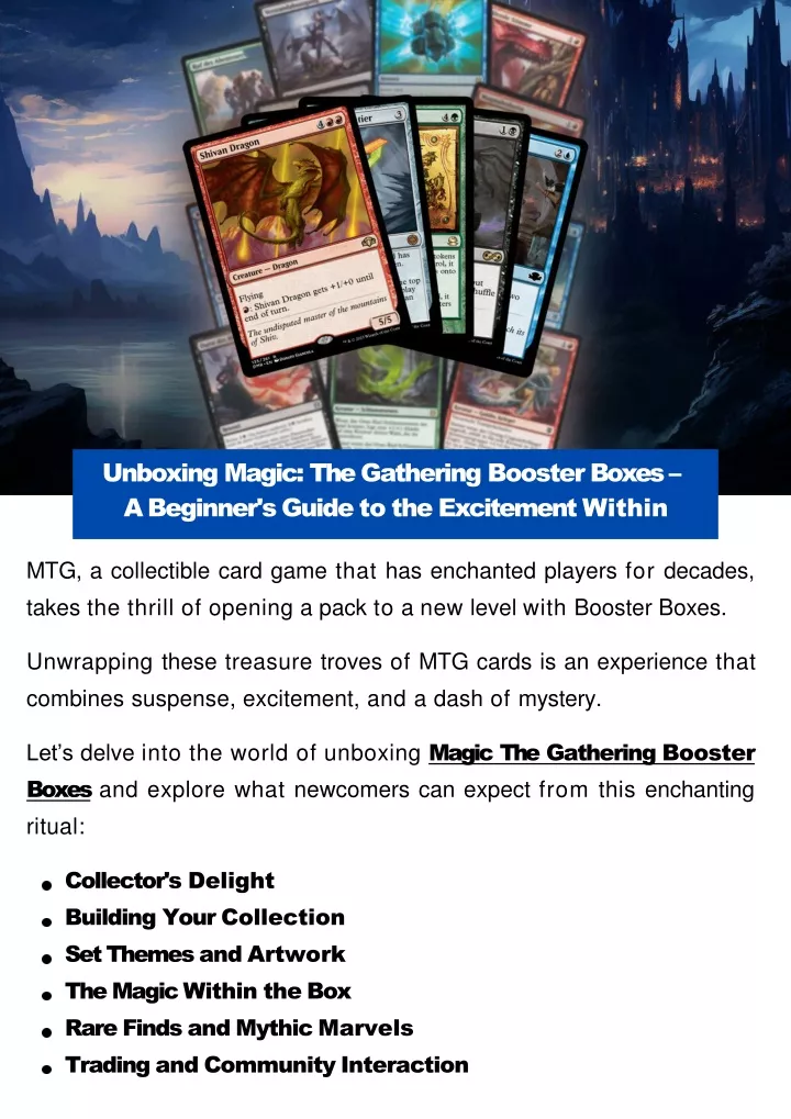 unboxing magic the gathering booster boxes
