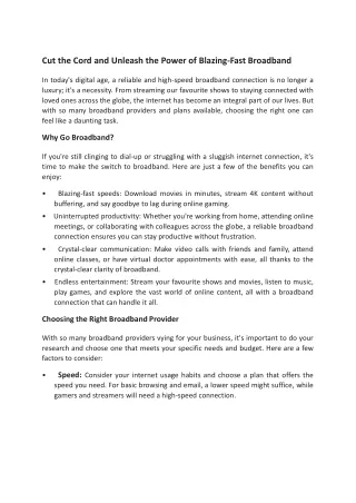 Internet Leased Line | Broadband Service Provider - Net4UServices Pvt Ltd.