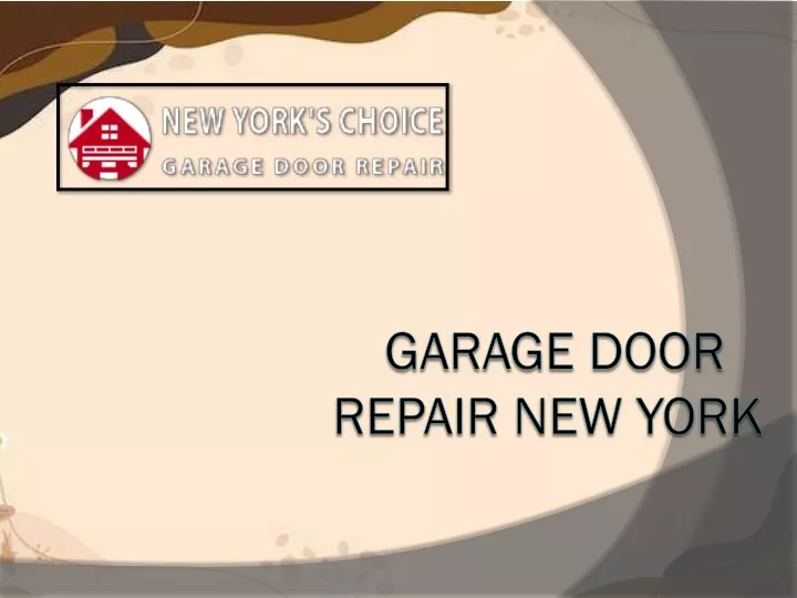 garage door repair new york