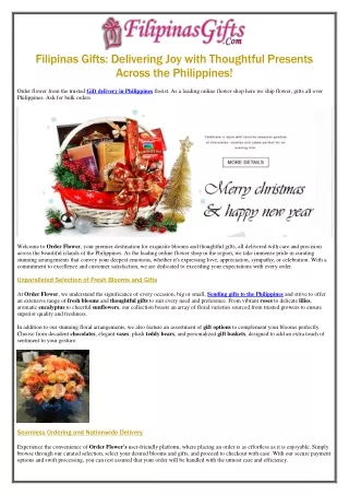 filipinas gifts delivering joy with thoughtful