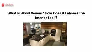 Wood Veneer - Ventura International