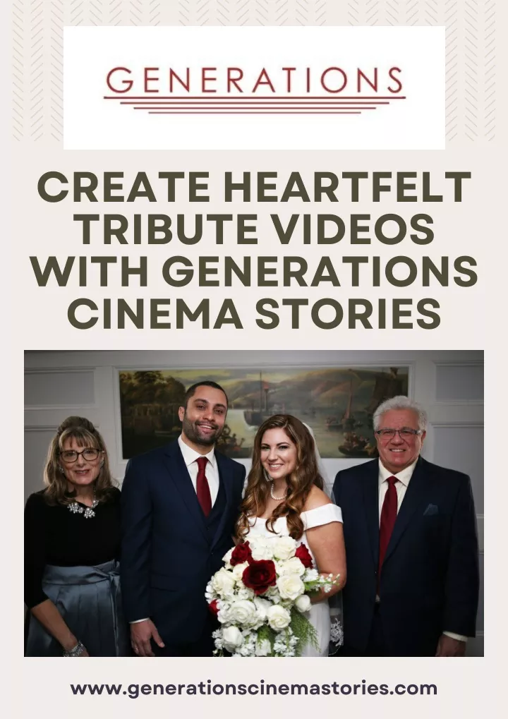 create heartfelt tribute videos with generations