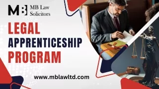 Legal Apprenticeship Program | MB Law Ltd