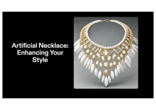Statement Necklaces: Noorrani's Bold and Beautiful Collection