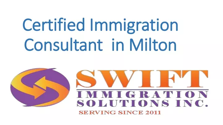 certified immigration consultant in milton