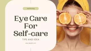 Eye Mask For For Young And Fresh Look