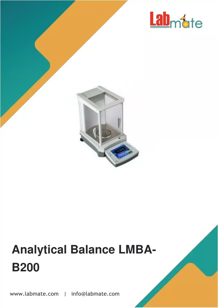 analytical balance lmba b200