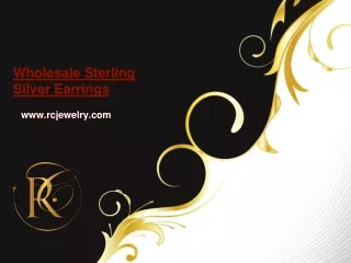 Stylish Wholesale Sterling Silver Earrings - www.rcjewelry.com