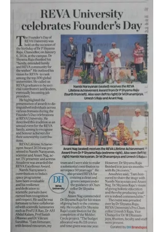 Founder's Day 2024 - Deccan Herald